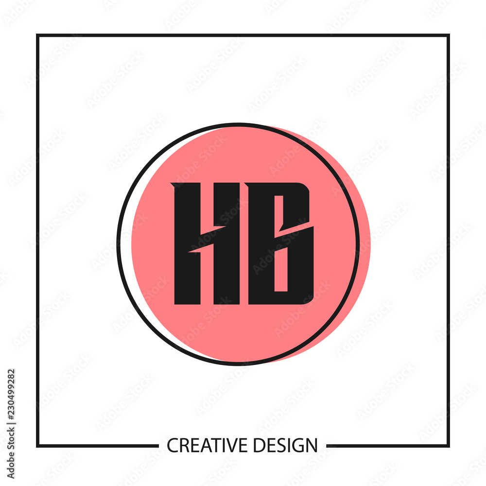 Initial Letter HB Logo Template Design Initial Letter HB Logo Template Design