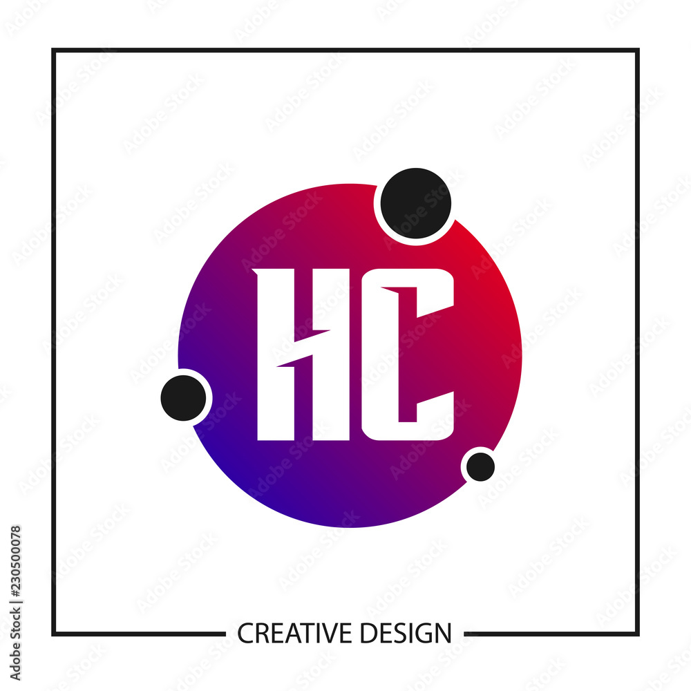 Initial Letter HC Logo Template Design Initial Letter HC Logo Template Design