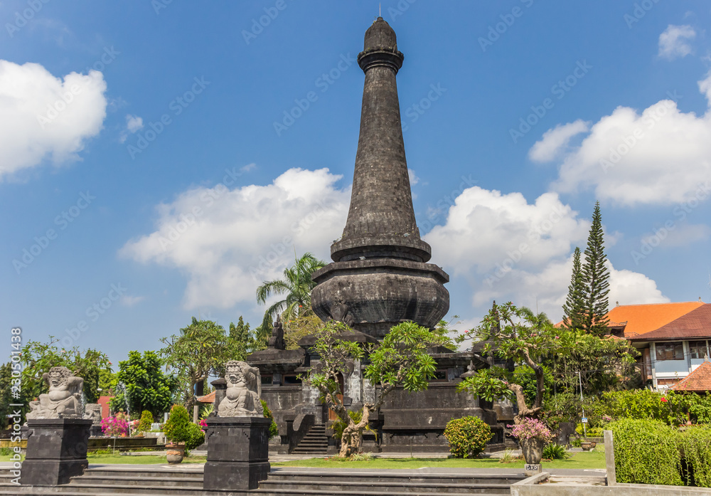 Historic Puputan Klungkung monument in Bangli, Indonesia