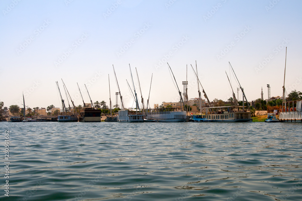 Obraz premium banks of river Nile