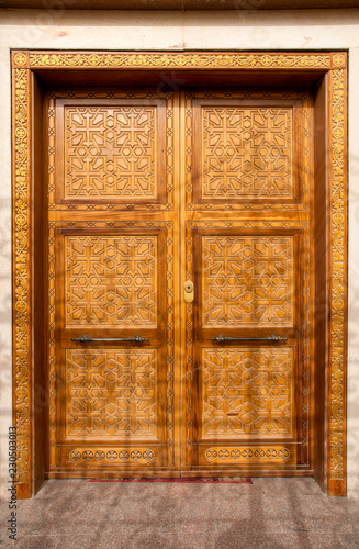 ancient wooden door