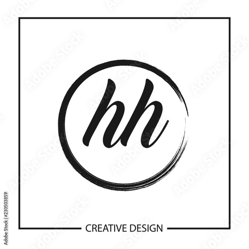 Initial Letter HH Logo Template Design