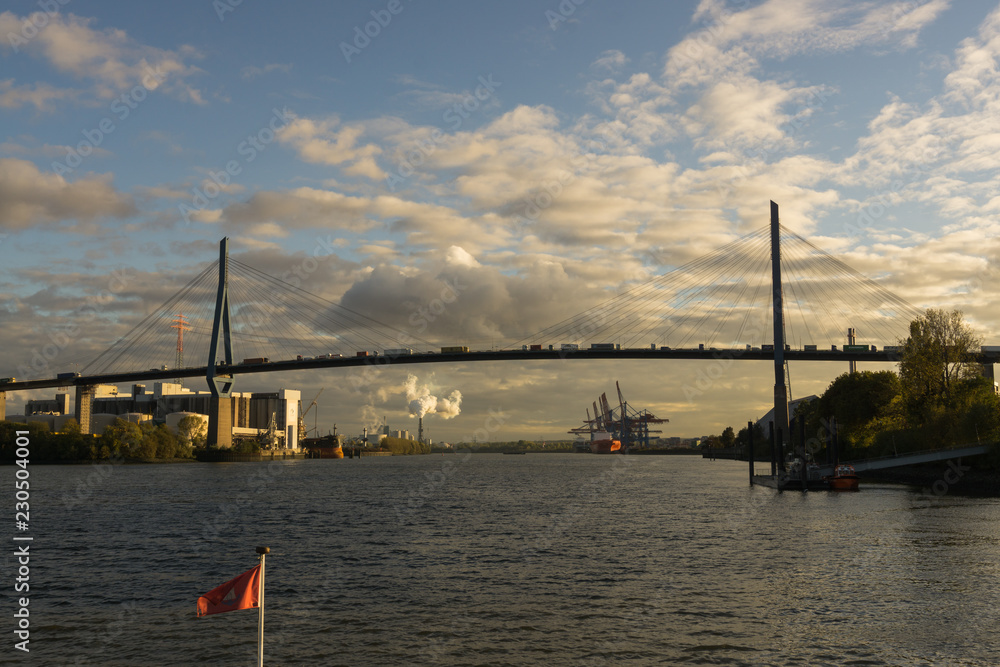 Köhlbrand Brücke Hafen Hamburg