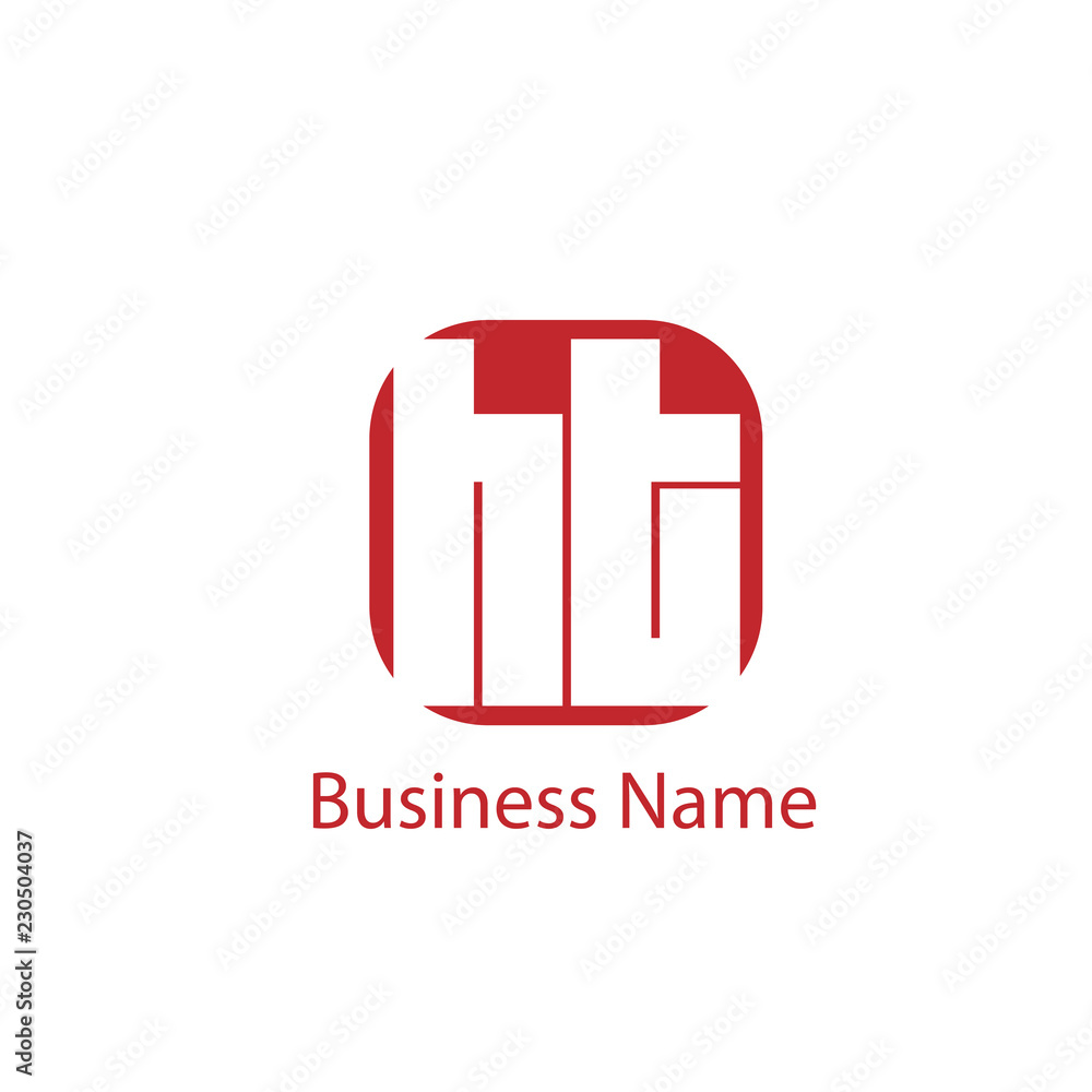 Initial Letter HT Logo Template Design Initial Letter HT Logo Template Design