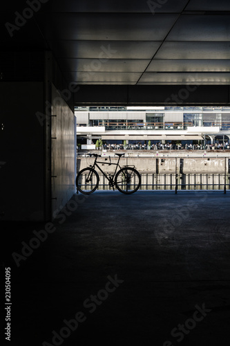 Fahrrad am Hafen