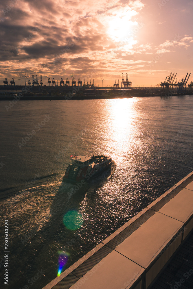 Blick auf die Elbe
