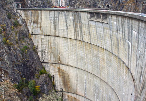 Vidraru dam at Transfagarasan highway, Romania