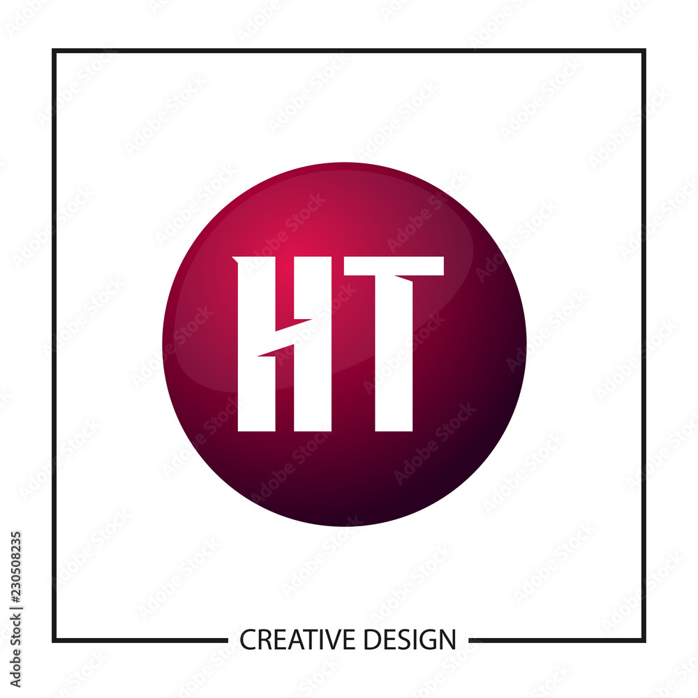 Initial Letter HT Logo Template Design Initial Letter HT Logo Template Design