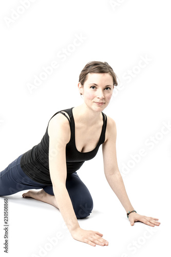 Junge Frau beim Yoga