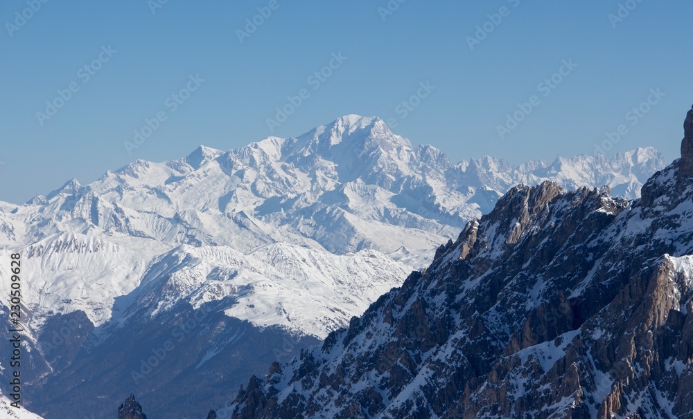 mont blanc view mont blanc view
