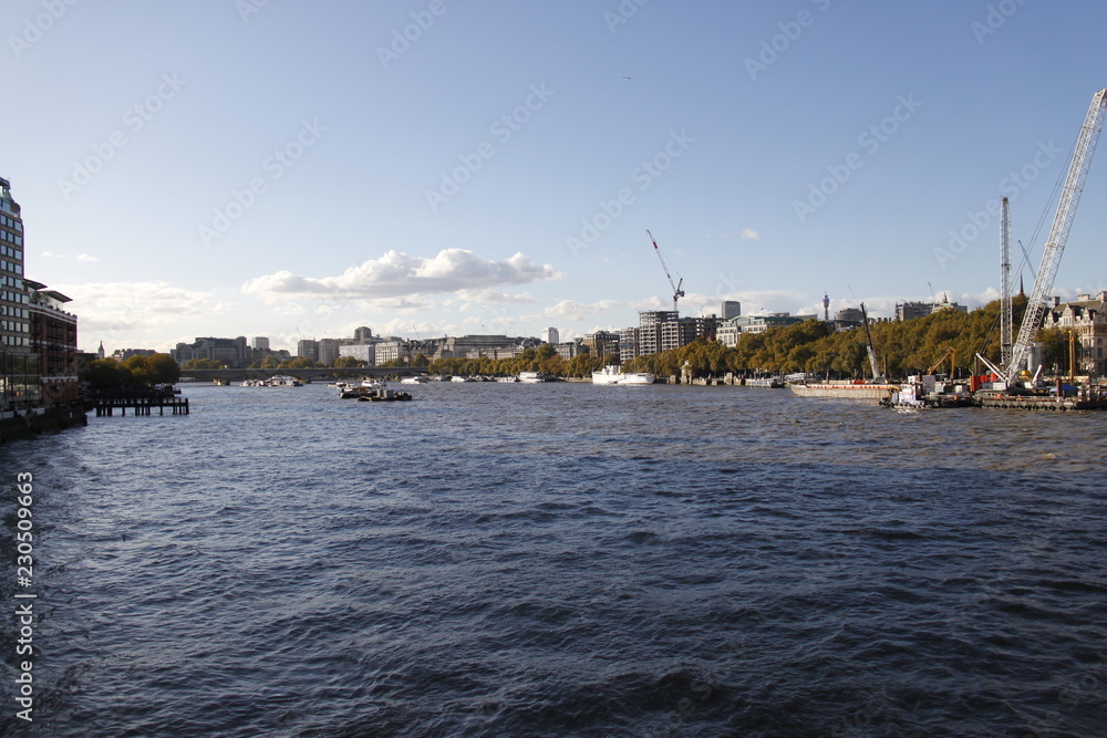 Fototapeta premium La Tamise à Londres 