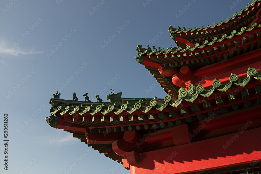 Robert D. Ray Asian Gardens, Chinese pavilion, Muto Recreation Area, Des Moines, Iowa, USA Robert D. Ray Asian Gardens, Chinese pavilion, Muto Recreation Area, Des Moines, Iowa, USA