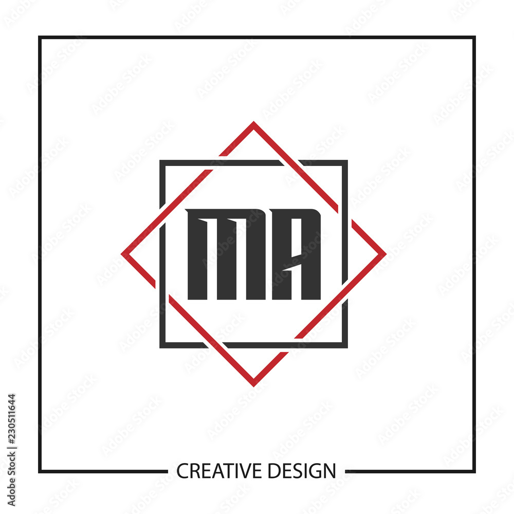 Initial Letter MA Logo Template Design Initial Letter MA Logo Template Design