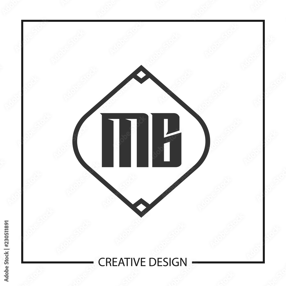 Initial Letter MB Logo Template Design Initial Letter MB Logo Template Design