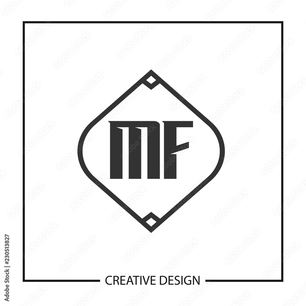 Initial Letter MF Logo Template Design Initial Letter MF Logo Template Design