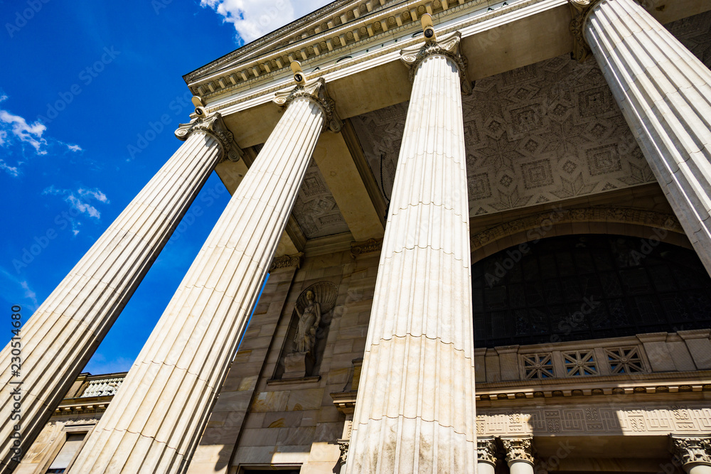 Fototapeta premium Pillars on a historic Building