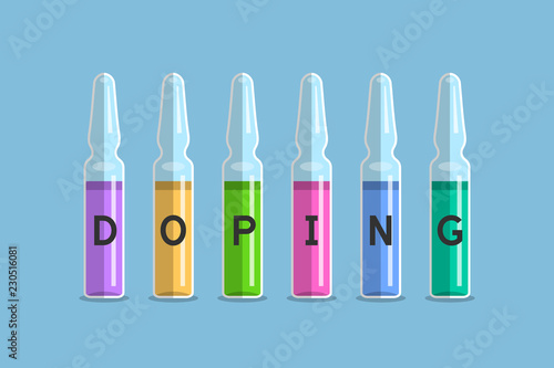 Ampoules with doping medicament