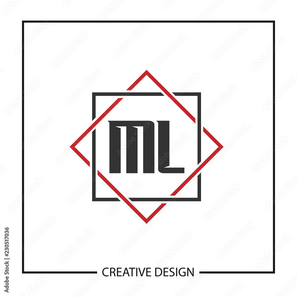 Initial Letter ML Logo Template Design Initial Letter ML Logo Template Design