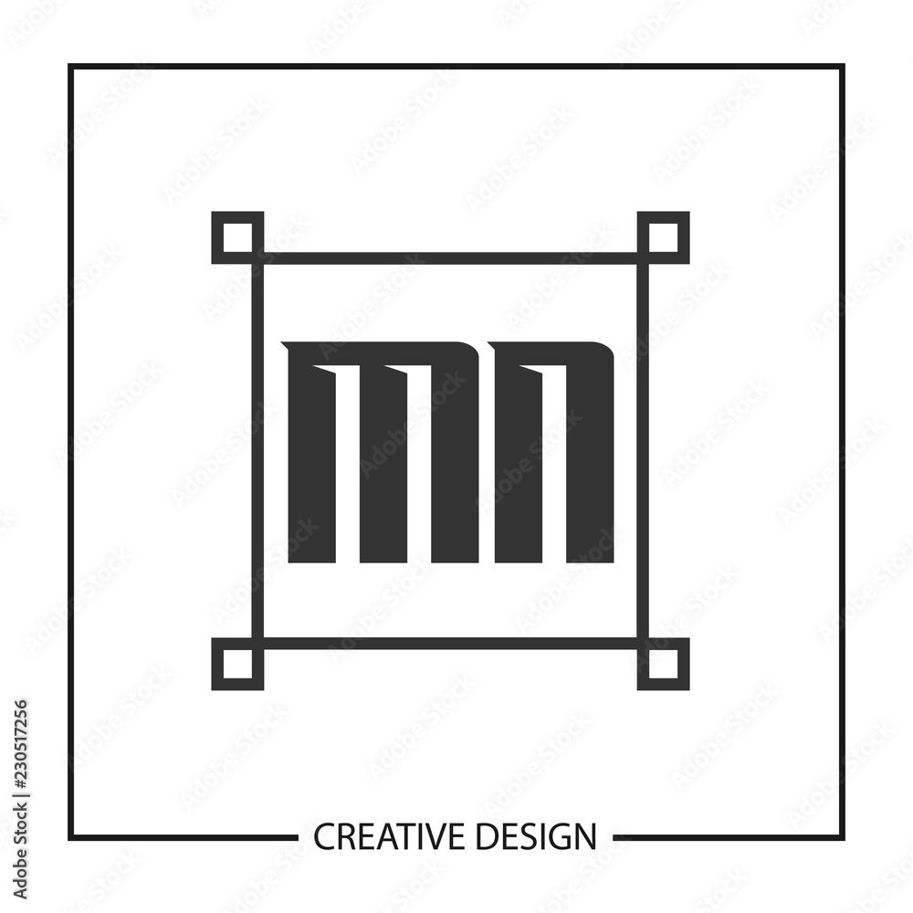 Initial Letter MN Logo Template Design Initial Letter MN Logo Template Design