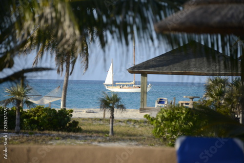 Beach-side cabana