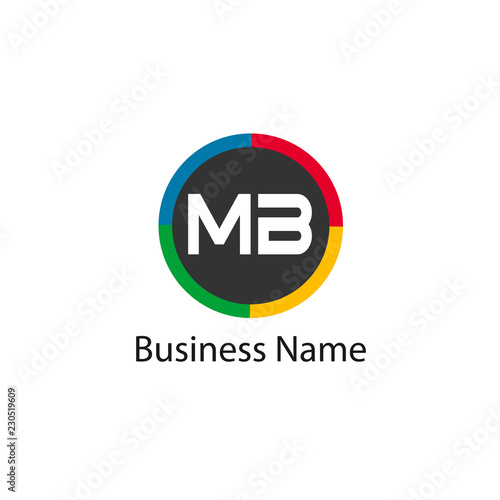 Free Download Initial Letter MB Logo Template Design - GFXLoad