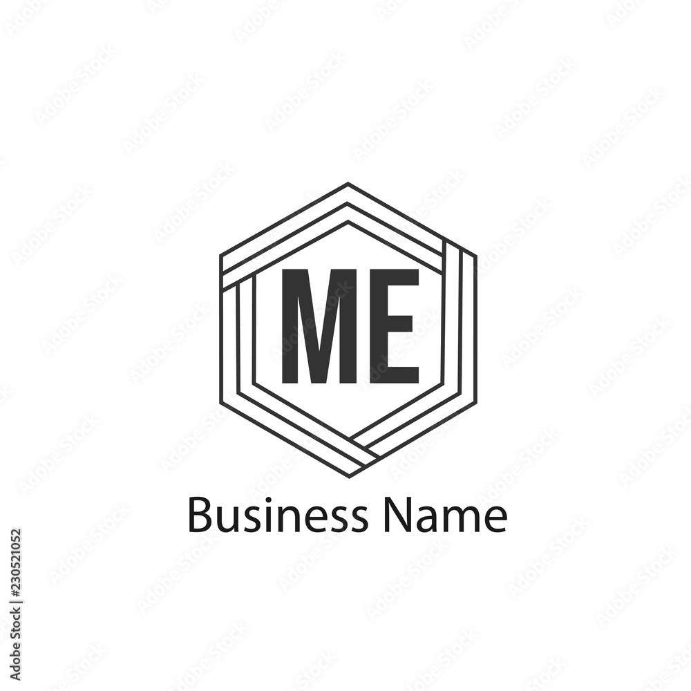 Initial Letter ME Logo Template Design Initial Letter ME Logo Template Design