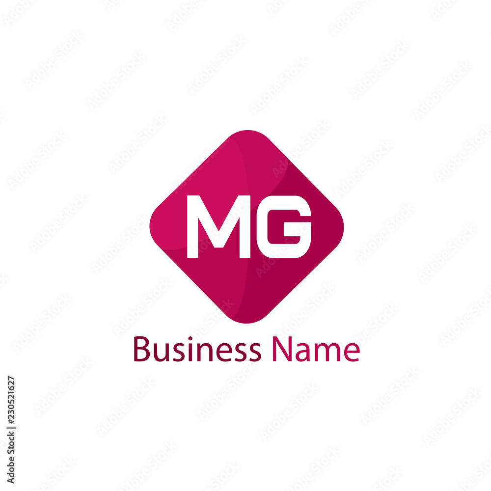Initial Letter MG Logo Template Design Initial Letter MG Logo Template Design