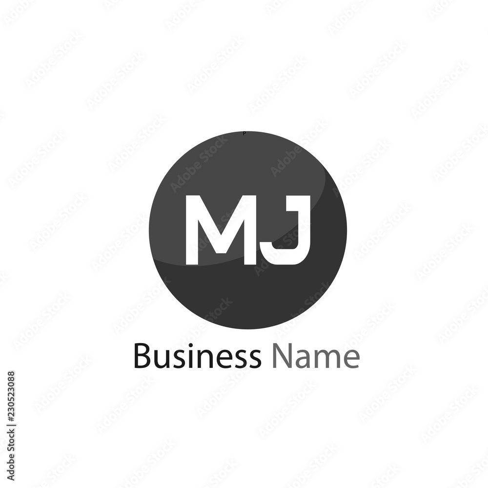 Initial Letter MJ Logo Template Design Initial Letter MJ Logo Template Design