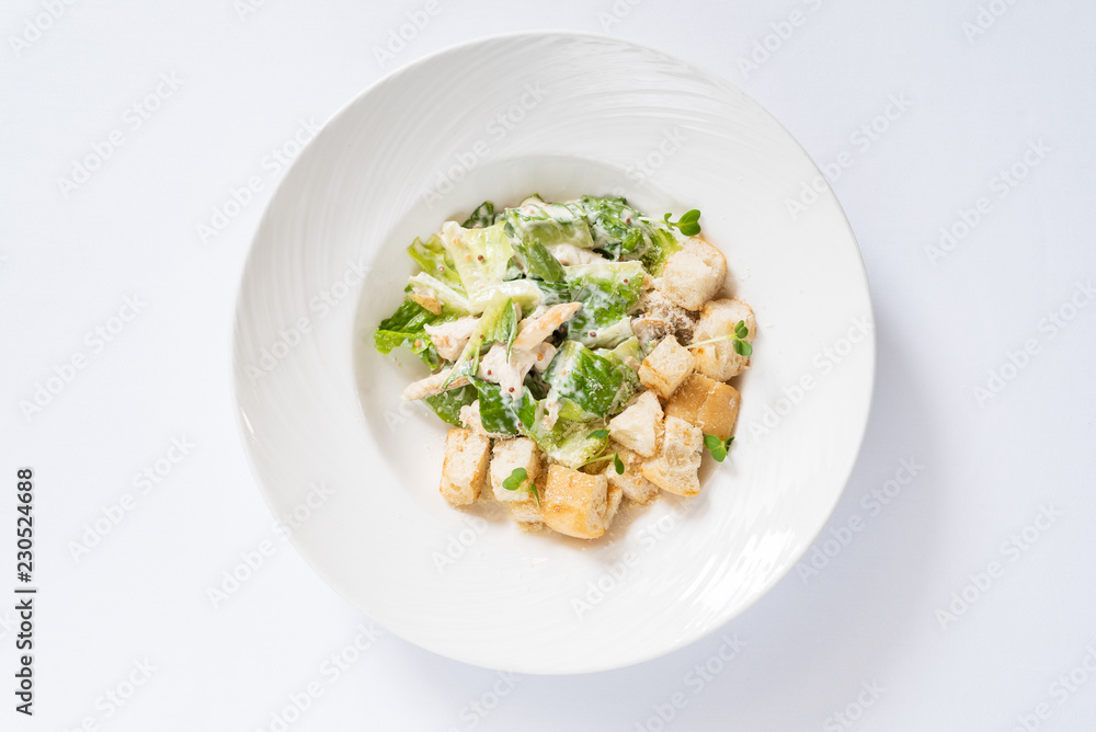 caesar salad isolated caesar salad isolated