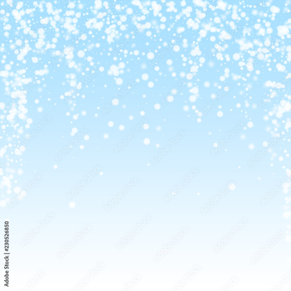 Beautiful falling snow Christmas background. Subtl Beautiful falling snow Christmas background. Subtl