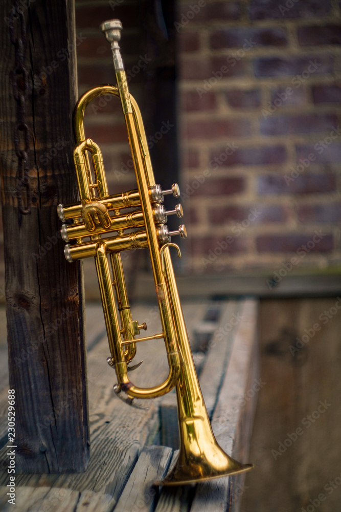 Naklejka premium Jazz Trumpet Club