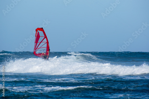 Windsurf a Berchida, Sardegna - Italia