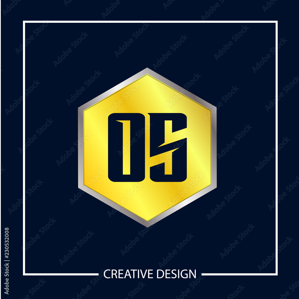 Initial Letter OS Logo Template Design Initial Letter OS Logo Template Design