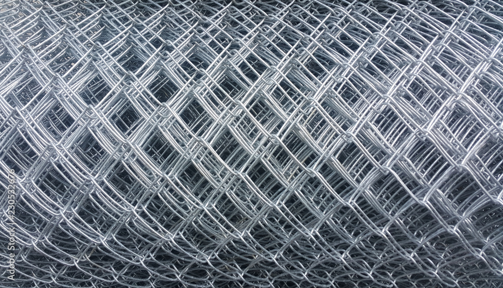 Steel wire mesh skin taxture and taxture detail of surface is identity background