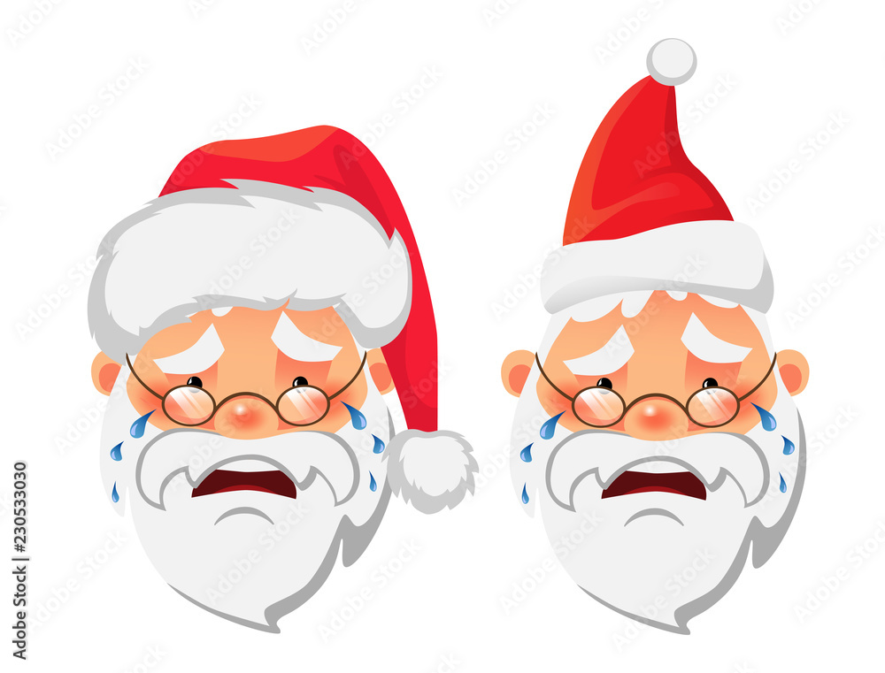 Santa Claus head Santa Claus head