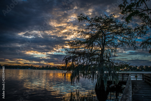 Konstfotografi Lake Bruin Louisiana