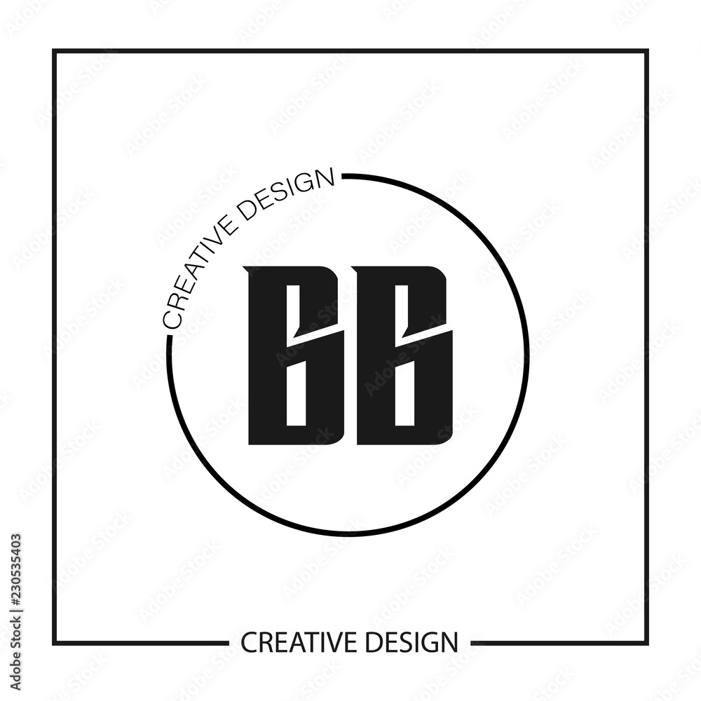 Initial Letter BB Logo Template Design Initial Letter BB Logo Template Design