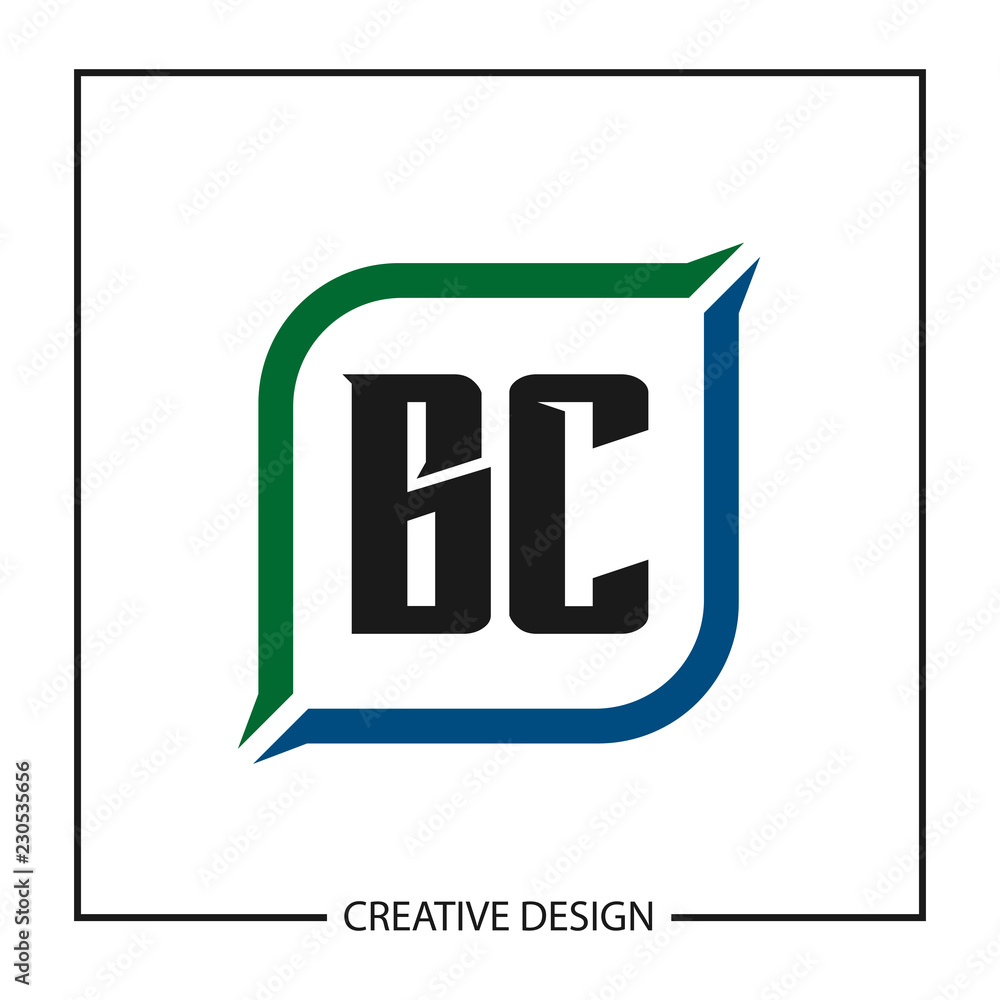 Initial Letter BC Logo Template Design Initial Letter BC Logo Template Design