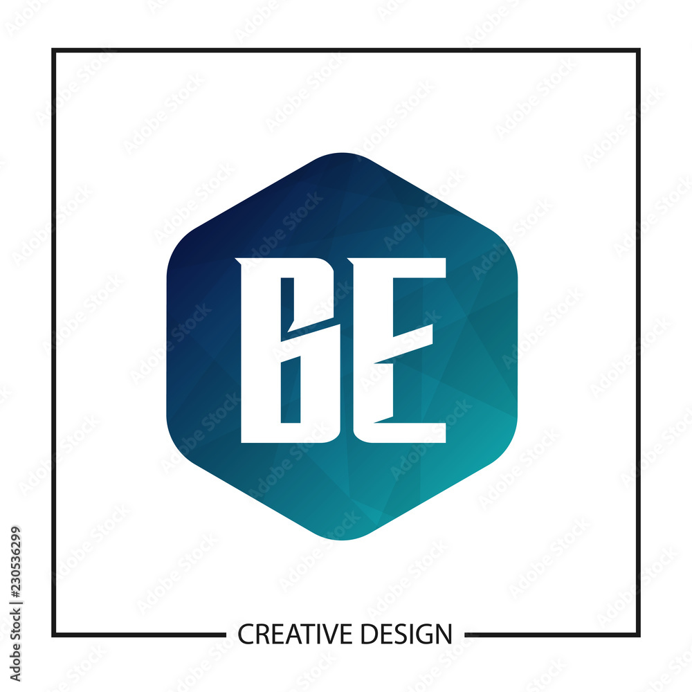 Initial Letter BE Logo Template Design Initial Letter BE Logo Template Design