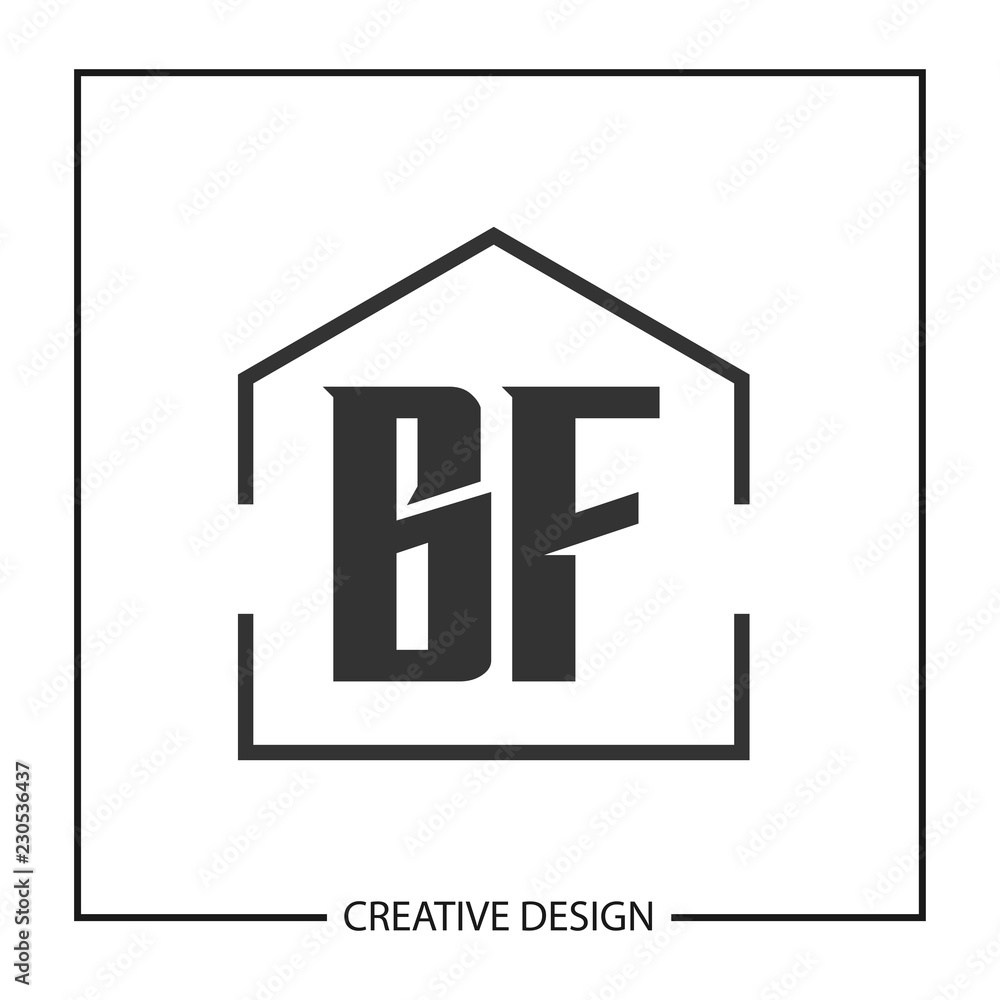 Initial Letter BF Logo Template Design Initial Letter BF Logo Template Design