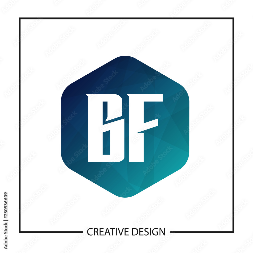 Initial Letter BF Logo Template Design Initial Letter BF Logo Template Design