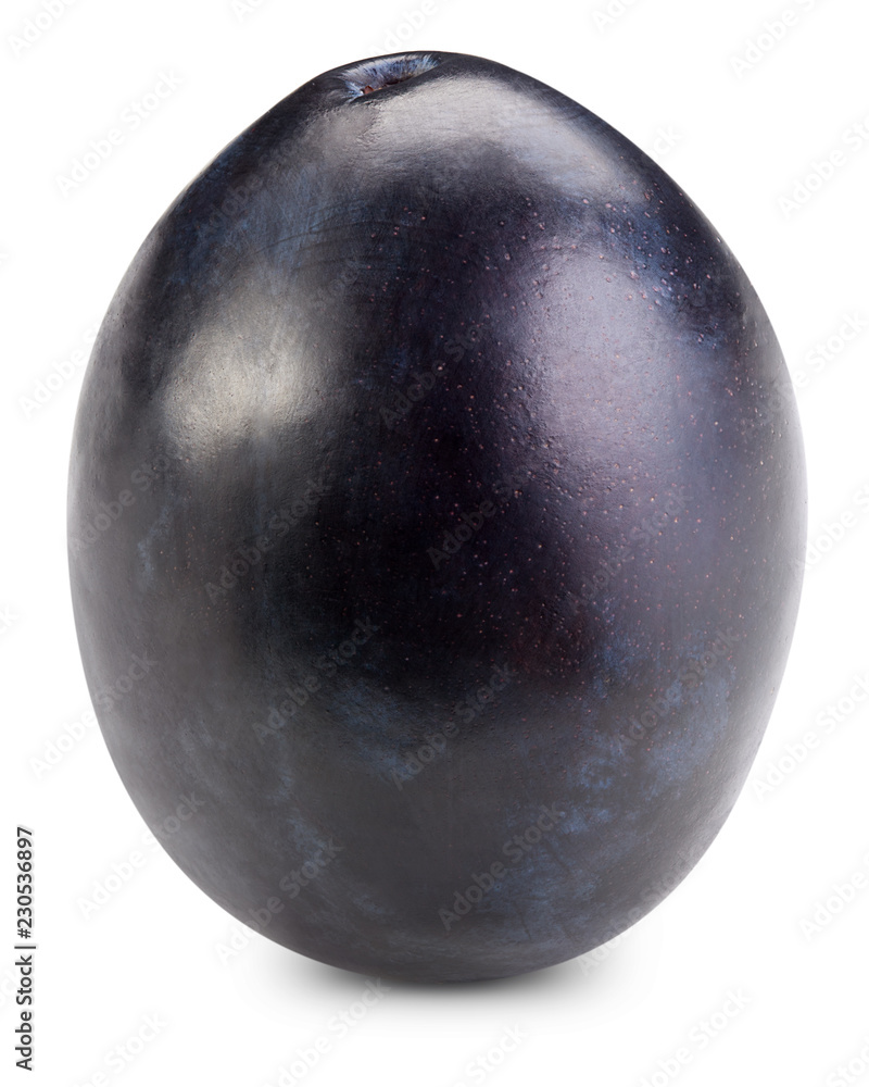 Plum isolated on white Plum isolated on white