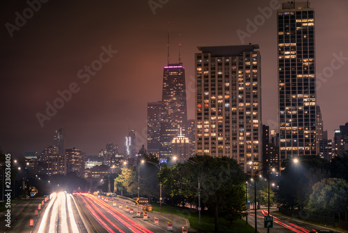 Chicago Skyline at night 