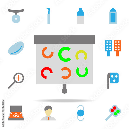 optometry illustration icon. optometry icons universal set for web and mobile