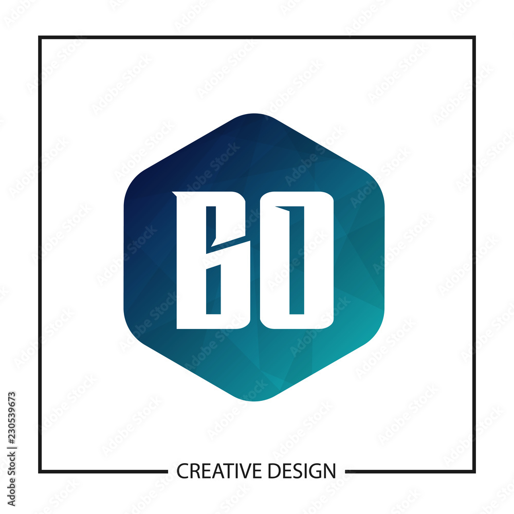 Initial Letter BO Logo Template Design Initial Letter BO Logo Template Design