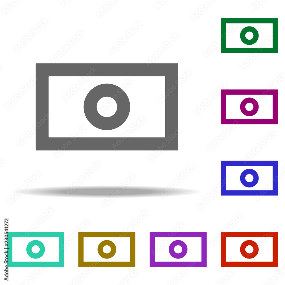 Cash icon. Elements of web in multi color style icons. Simple icon for websites, web design, mobile app, info graphics Cash icon. Elements of web in multi color style icons. Simple icon for websites, web design, mobile app, info graphics