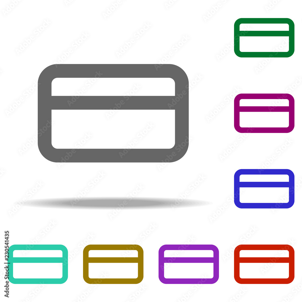 Card credit icon. Elements of web in multi color style icons. Simple icon for websites, web design, mobile app, info graphics Card credit icon. Elements of web in multi color style icons. Simple icon for websites, web design, mobile app, info graphics
