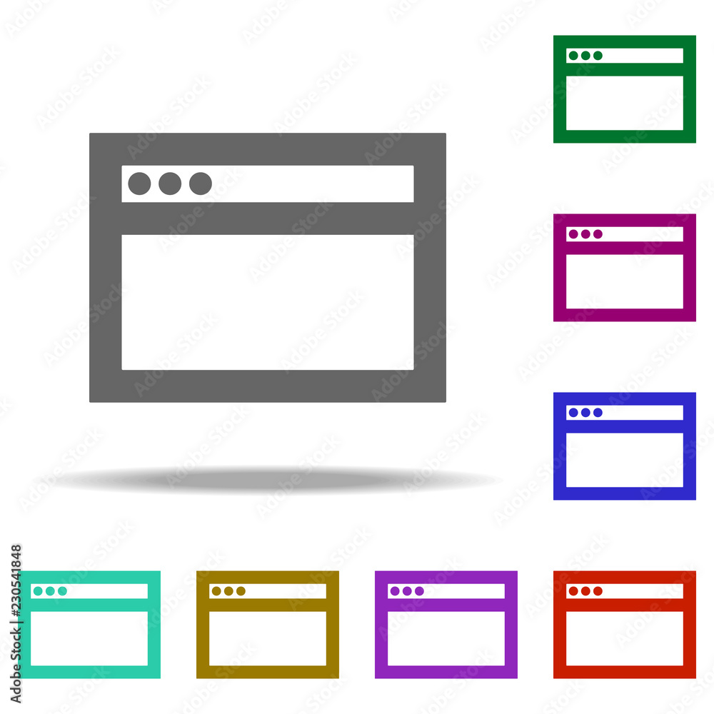 browser icon. Elements of web in multi color style icons. Simple icon for websites, web design, mobile app, info graphics browser icon. Elements of web in multi color style icons. Simple icon for websites, web design, mobile app, info graphics