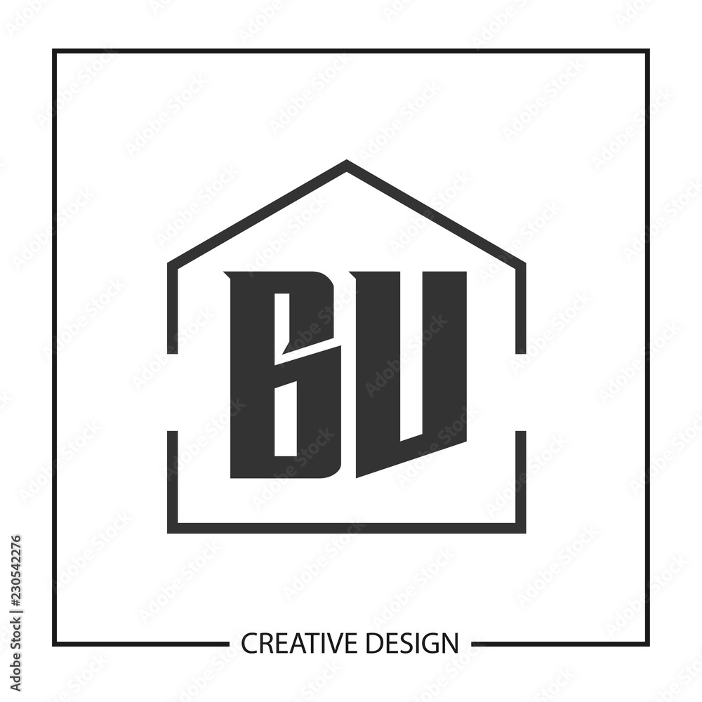 Initial Letter BV Logo Template Design Initial Letter BV Logo Template Design