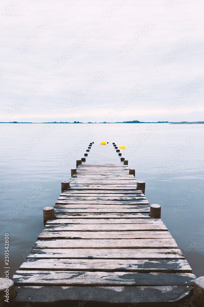 pier on the lake